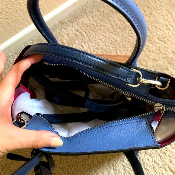 KATE SPADE Eva split handle small top zip satchel - Picture 3 of 6